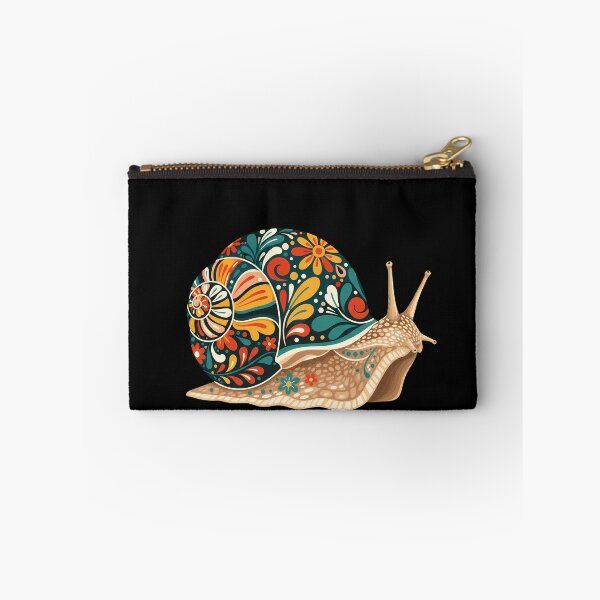 Item preview, Land Snail Silhouette in Folk Art Style – Hope for Wildlife by heidiannemorris © designed and sold by FOLK ART FUSION by heidiannemorris.