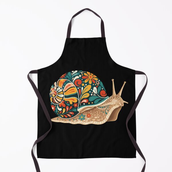 Item preview, Land Snail Silhouette in Folk Art Style – Hope for Wildlife by heidiannemorris © designed and sold by FOLK ART FUSION by heidiannemorris.