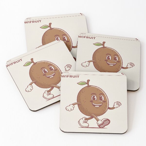 Item preview, Retro Mascot Kiwi Fruit designed and sold by DinsignStudio.