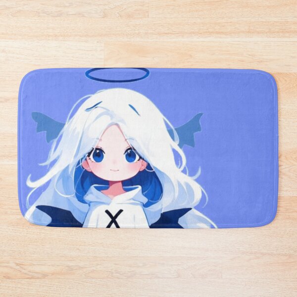 Item preview, Cute Blue Angel Chibi - Aesthetic Anime Girl designed and sold by Jimakmo.