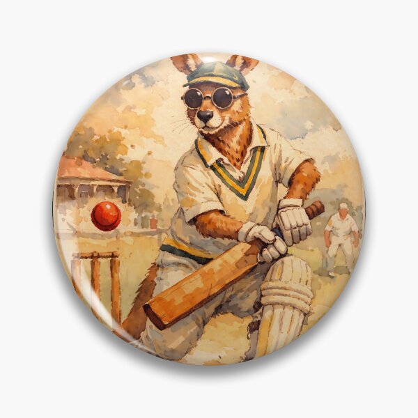 Item preview, Kangaroo Cricket Batsman designed and sold by Sarcastic designs.