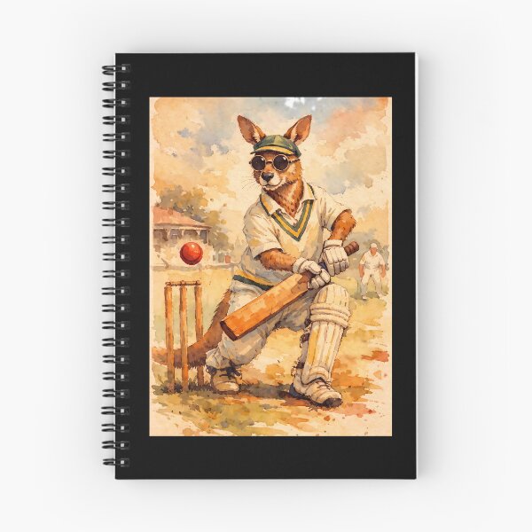 Item preview, Kangaroo Cricket Batsman designed and sold by Sarcastic designs.