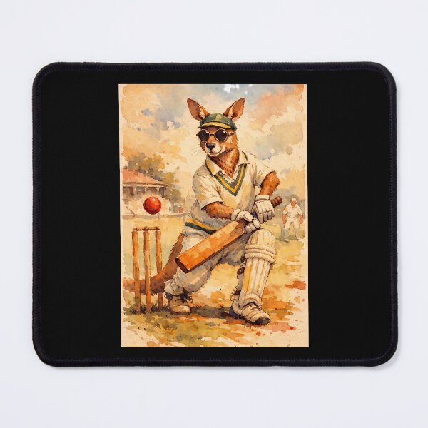 Item preview, Kangaroo Cricket Batsman designed and sold by Sarcastic designs.