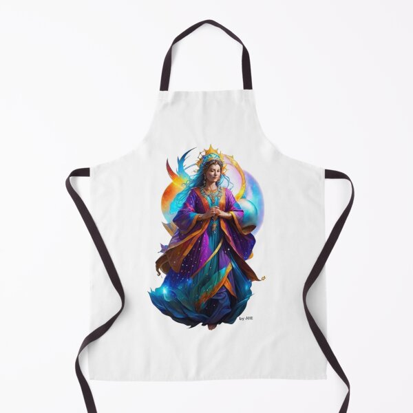 Item preview, Celestial Goddess with Solar Crown and Mystic Aura designed and sold by AIIMAGENEDITION.