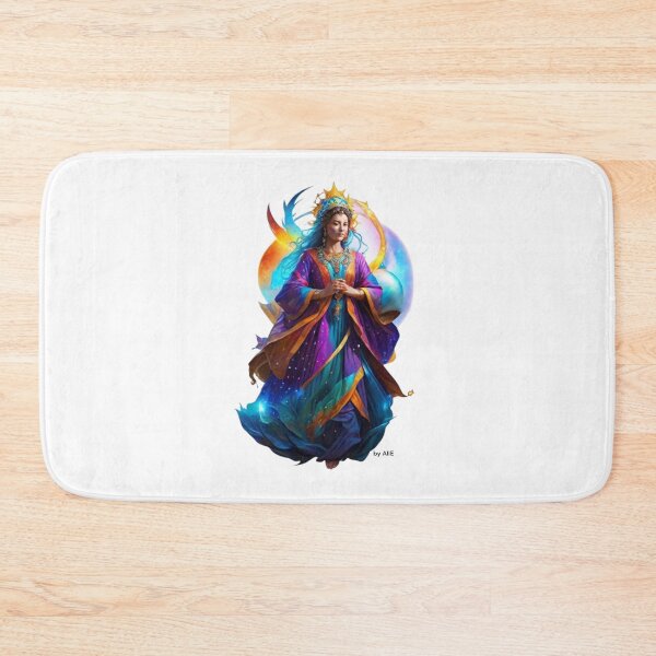 Item preview, Celestial Goddess with Solar Crown and Mystic Aura designed and sold by AIIMAGENEDITION.