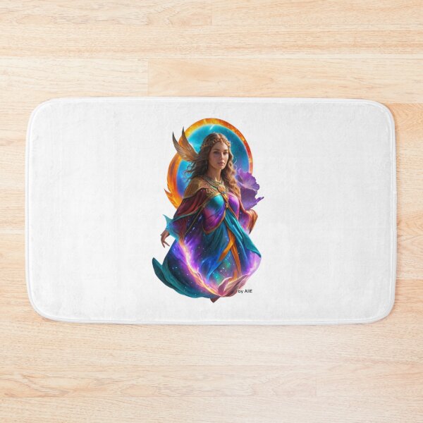 Item preview, Mystic Goddess with Aura of Fire and Galaxy designed and sold by AIIMAGENEDITION.
