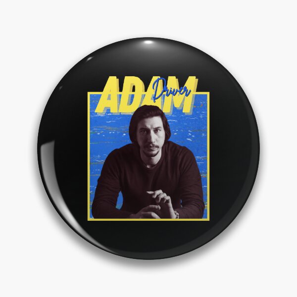 Item preview, Adam Driver Minimal Portrait Blue Background designed and sold by Juliettaexton.
