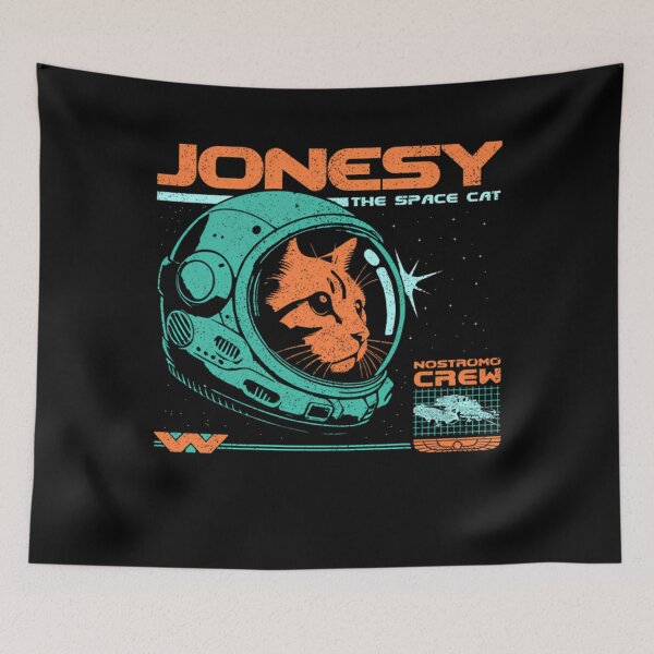 Item preview, jonesy the space cat  designed and sold by BrendaWess46.
