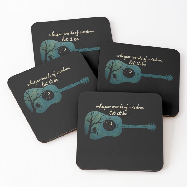 Item preview, Let It Be Moonlit Guitar Music Art designed and sold by Uncer59.