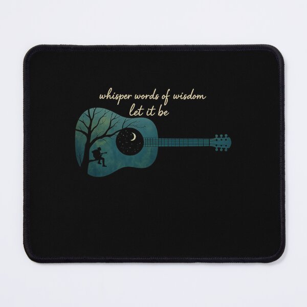 Item preview, Let It Be Moonlit Guitar Music Art designed and sold by Uncer59.