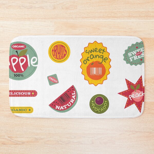 Item preview, Retro fruit sticker collection designed and sold by Nicoandtheblood.