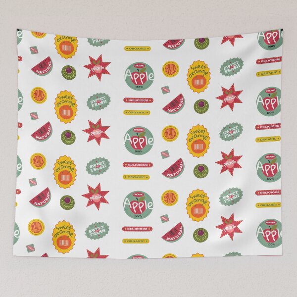 Item preview, Retro fruit sticker collection designed and sold by Nicoandtheblood.