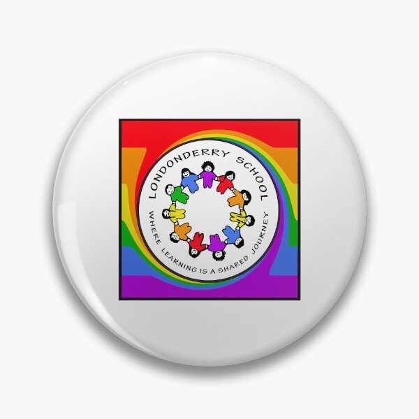 Item preview, Londonderry Original Logo With Rainbow Swirl  designed and sold by BrendaWess46.