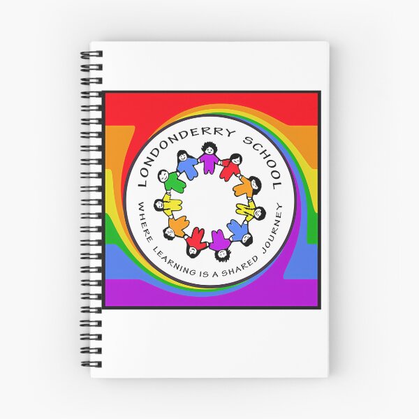 Item preview, Londonderry Original Logo With Rainbow Swirl  designed and sold by BrendaWess46.