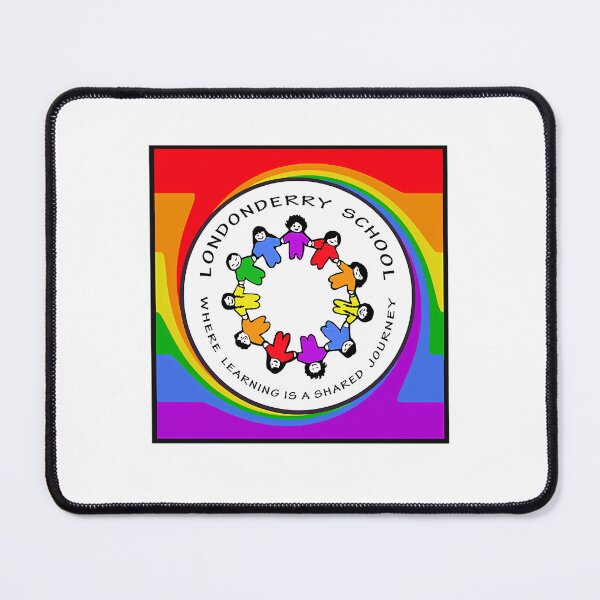 Item preview, Londonderry Original Logo With Rainbow Swirl designed and sold by BrendaWess46.