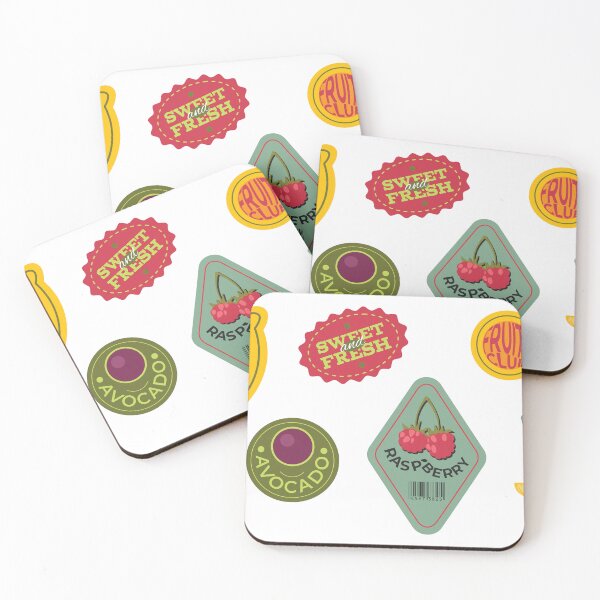 Item preview, Retro fruit sticker collection designed and sold by Nicoandtheblood.