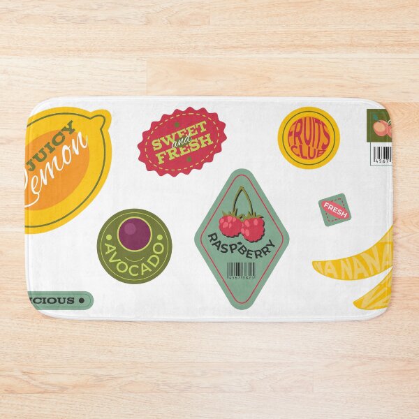 Item preview, Retro fruit sticker collection designed and sold by Nicoandtheblood.