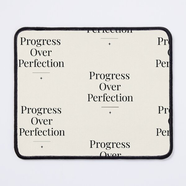 Item preview, Progress Over Perfection Minimalist Motivational Print designed and sold by jadga-51.