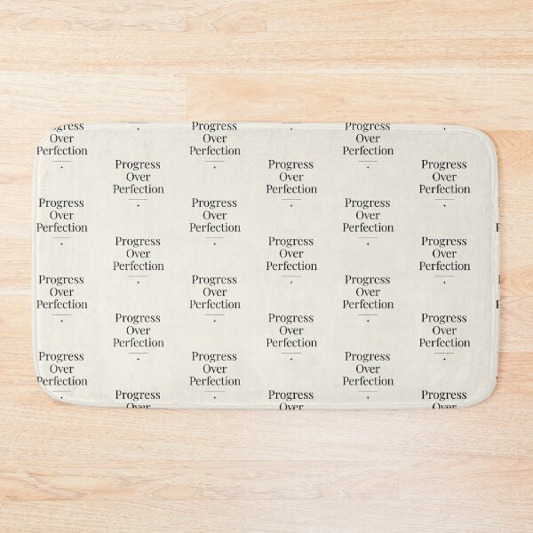 Item preview, Progress Over Perfection Minimalist Motivational Print designed and sold by jadga-51.