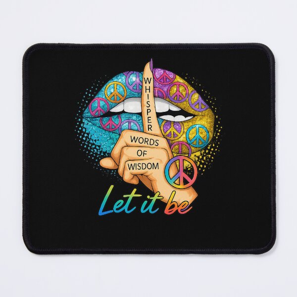 Item preview, Colorful Peace Sign Lips Whisper Words of Wisdom designed and sold by Uncer59.