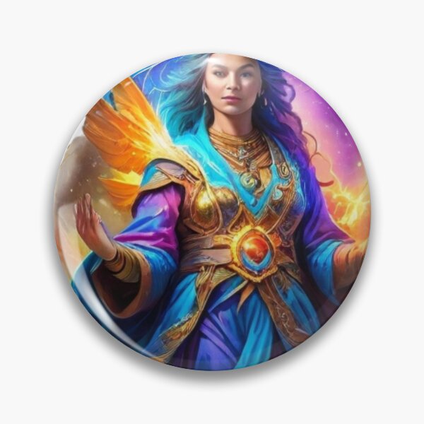 Item preview, Celestial Guardian with Wings of Fire and Starlight Aura designed and sold by AIIMAGENEDITION.