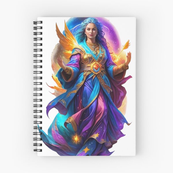 Item preview, Celestial Guardian with Wings of Fire and Starlight Aura designed and sold by AIIMAGENEDITION.