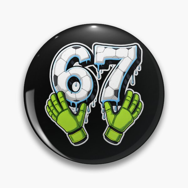 Item preview, Soccer 67 Six Seven Meme Drip T-Shirt – Funny Gen Alpha Football Tee designed and sold by Teetreasure2.