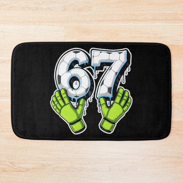Item preview, Soccer 67 Six Seven Meme Drip T-Shirt – Funny Gen Alpha Football Tee designed and sold by Teetreasure2.