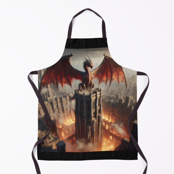 Item preview, Fire Tower Dragon designed and sold by GalleryBrisArt.