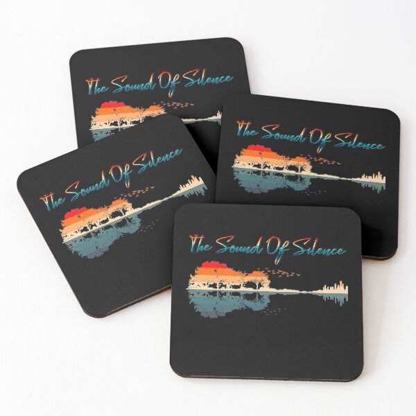 Item preview, Retro Guitar Landscape Sound of Silence Art designed and sold by Uncer59.