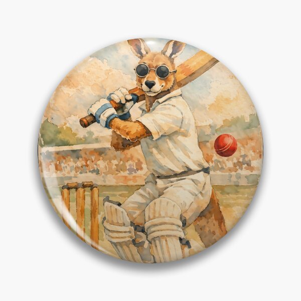 Item preview, Kangaroo Cricket Batsman designed and sold by Sarcastic designs.