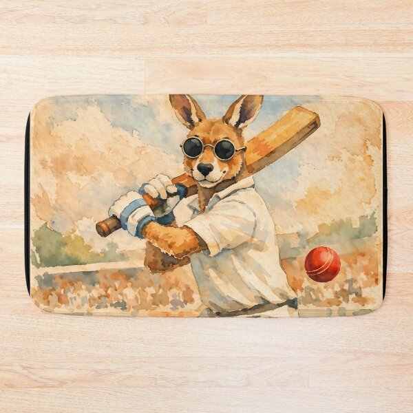 Item preview, Kangaroo Cricket Batsman designed and sold by Sarcastic designs.