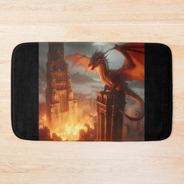 Item preview, Fire Tower Dragon designed and sold by GalleryBrisArt.