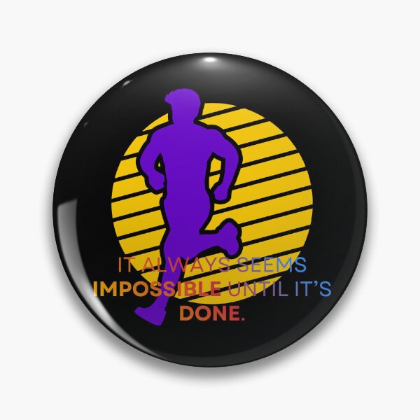 Item preview, Motivational Runner Silhouette Athlete Design designed and sold by LoudVictory.