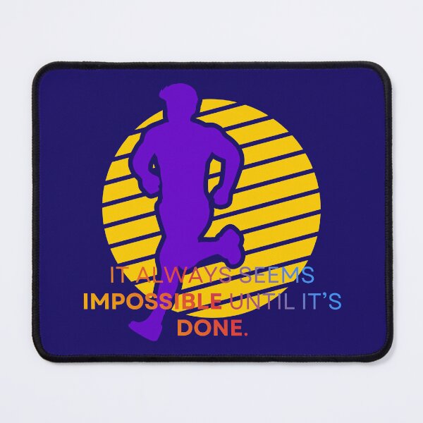 Item preview, Motivational Runner Silhouette Athlete Design designed and sold by LoudVictory.