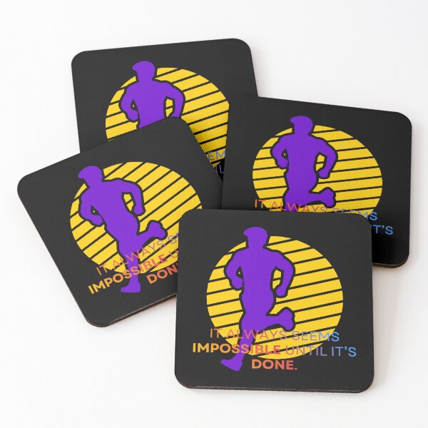 Item preview, Motivational Runner Silhouette Athlete Design designed and sold by LoudVictory.