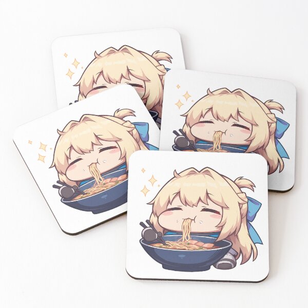 Item preview, Ais Wallenstein Danmachi Chibi Ramen Kawaii Cozy Moment designed and sold by mildaclairmo.