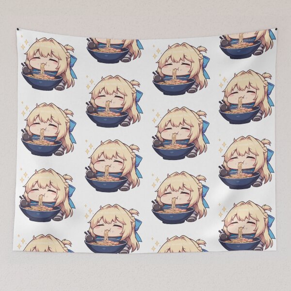 Item preview, Ais Wallenstein Danmachi Chibi Ramen Kawaii Cozy Moment designed and sold by mildaclairmo.
