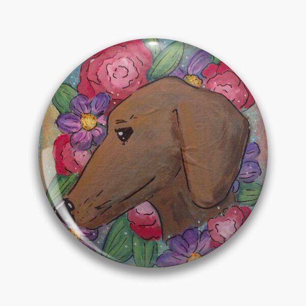 Item preview, Floral Doxie designed and sold by cmsmith4252.