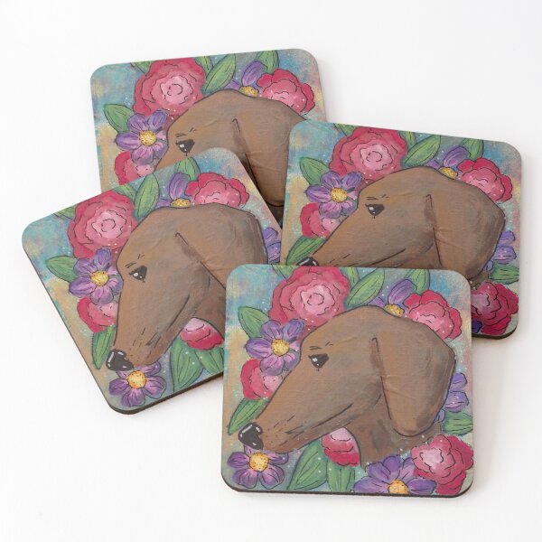 Item preview, Floral Doxie designed and sold by cmsmith4252.