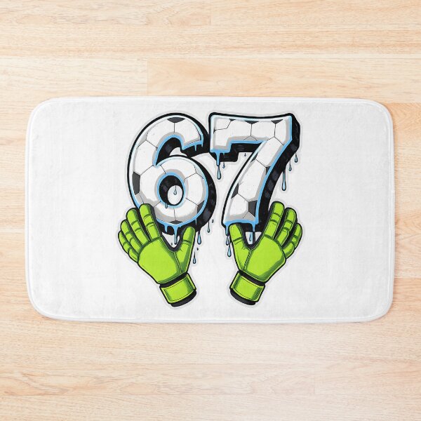 Item preview, Soccer 67 Six Seven Meme Drip T-Shirt – Funny Gen Alpha Football Tee designed and sold by Teetreasure2.