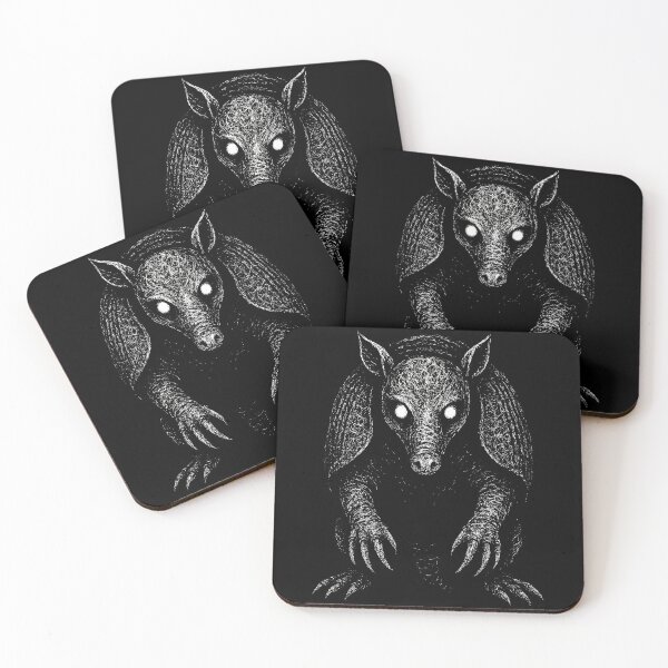 Item preview, Distressed Creepy Armadillo Illustration designed and sold by Mortisigil.