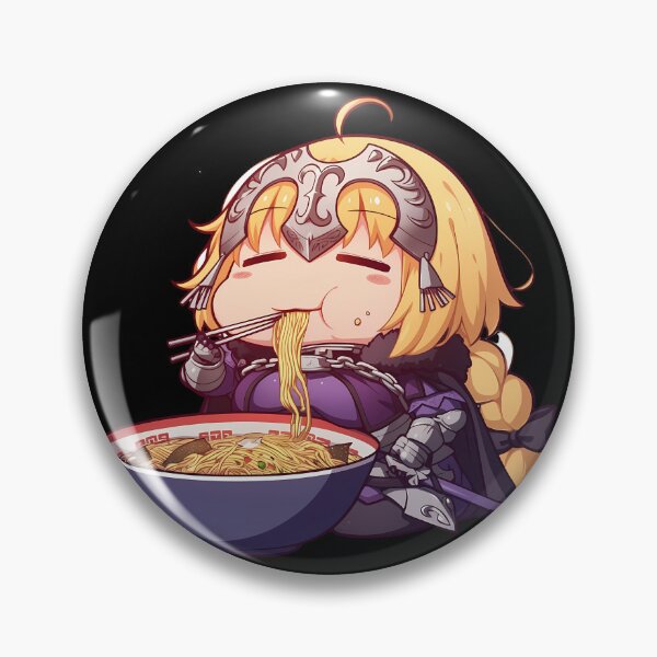 Item preview, Jeanne D Arc Fate Grand Order Chibi Ramen Armored Knight designed and sold by mildaclairmo.
