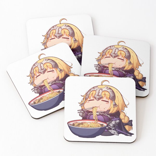 Item preview, Jeanne D Arc Fate Grand Order Chibi Ramen Armored Knight designed and sold by mildaclairmo.