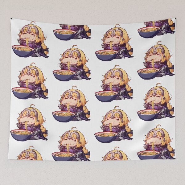 Item preview, Jeanne D Arc Fate Grand Order Chibi Ramen Armored Knight designed and sold by mildaclairmo.