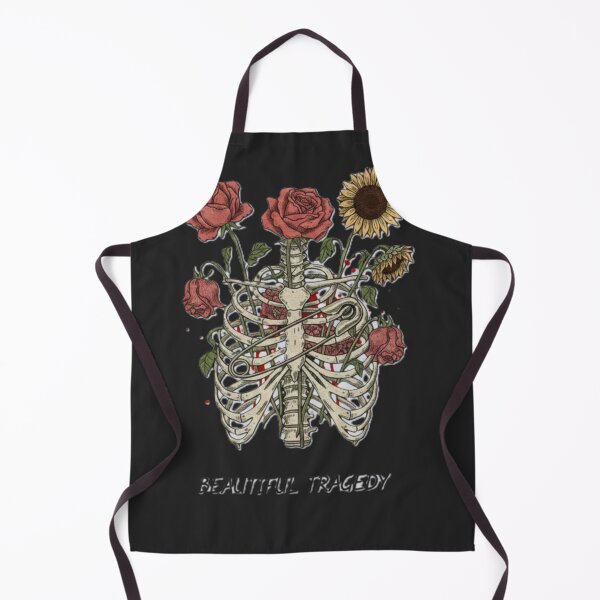 Item preview, Beautiful Tragedy // Vintage Grunge Botanical Skeleton Ribcage designed and sold by Fallen Ink.