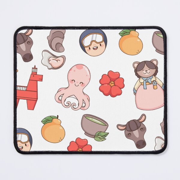 Item preview, Jeju island traditional cartoon elements set designed and sold by Nicoandtheblood.