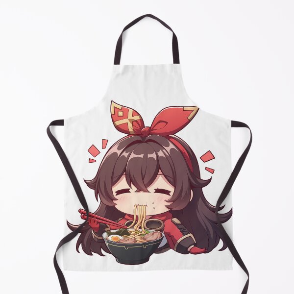 Aperçu de l'œuvre Moment Ramen Kawaii Chibi d'Ambre Genshin Impact créée et vendue par mildaclairmo.