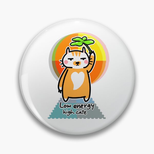 Item preview, Cute Lazy Orange Cat – Low Energy High Cate designed and sold by Aom Road.