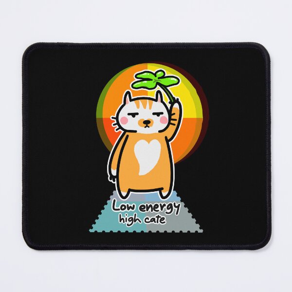 Item preview, Cute Lazy Orange Cat – Low Energy High Cate designed and sold by Aom Road.